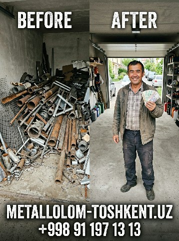 Metallolom ташкент-металом.uz